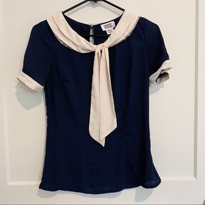 UNIQUE VINTAGE SAILOR BLOUSE